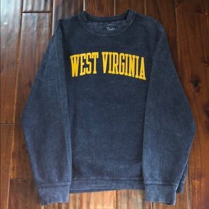 West Virginia crew neck